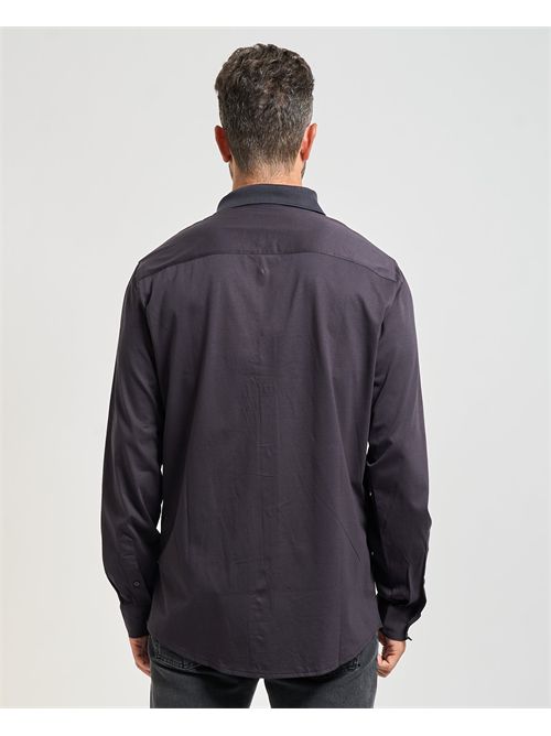 Men's Armani Exchange cotton shirt with logo ARMANI EXCHANGE | XM001370-AF10364UB101